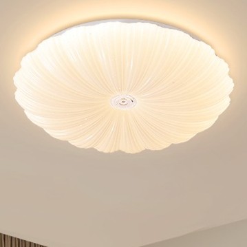 贝壳吸顶灯简约现代创意主卧灯艺术设计感新款网红led圆形卧室灯