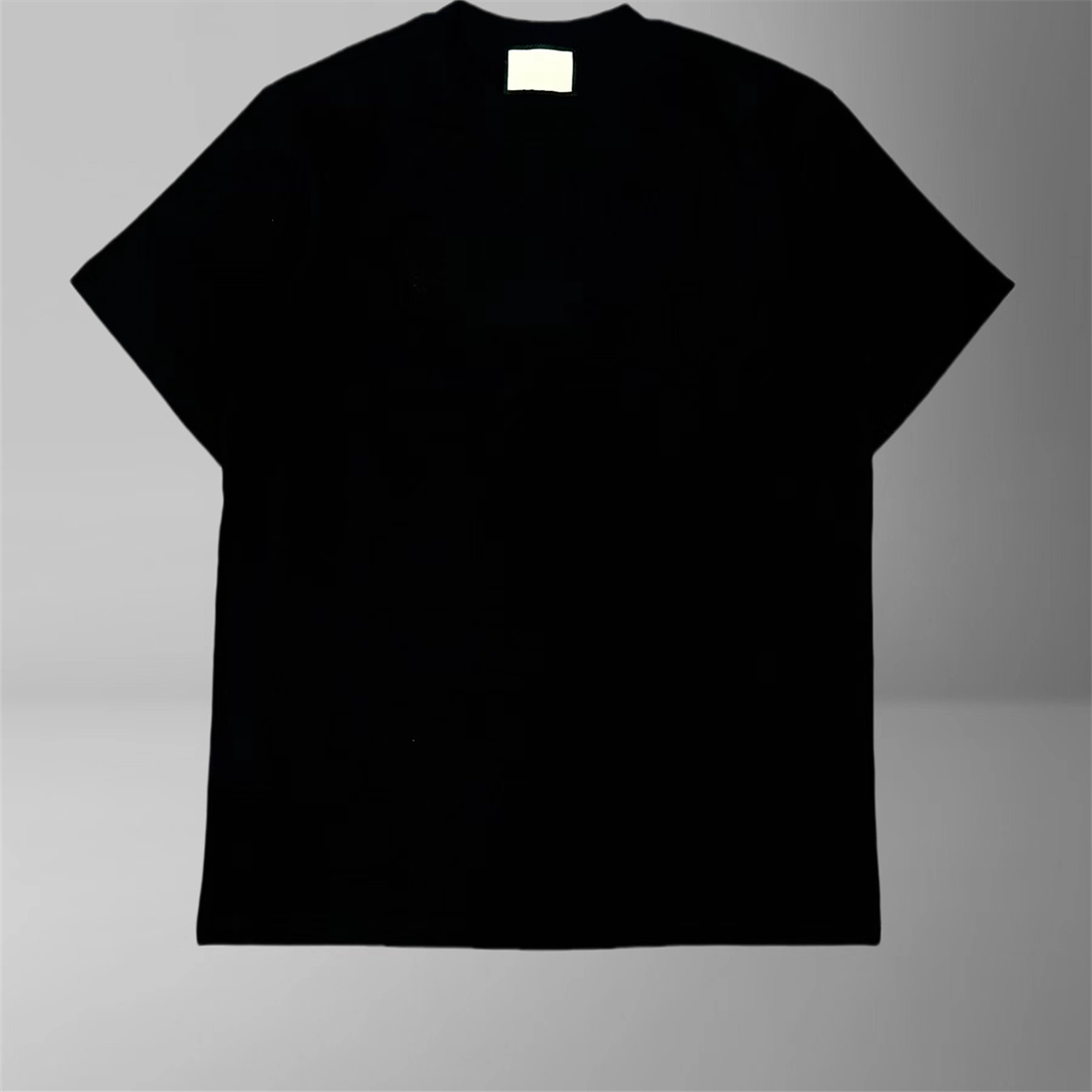 【61号链接-圆形大V】短袖情侣休闲夏季宽松印花圆领轻奢百搭8168