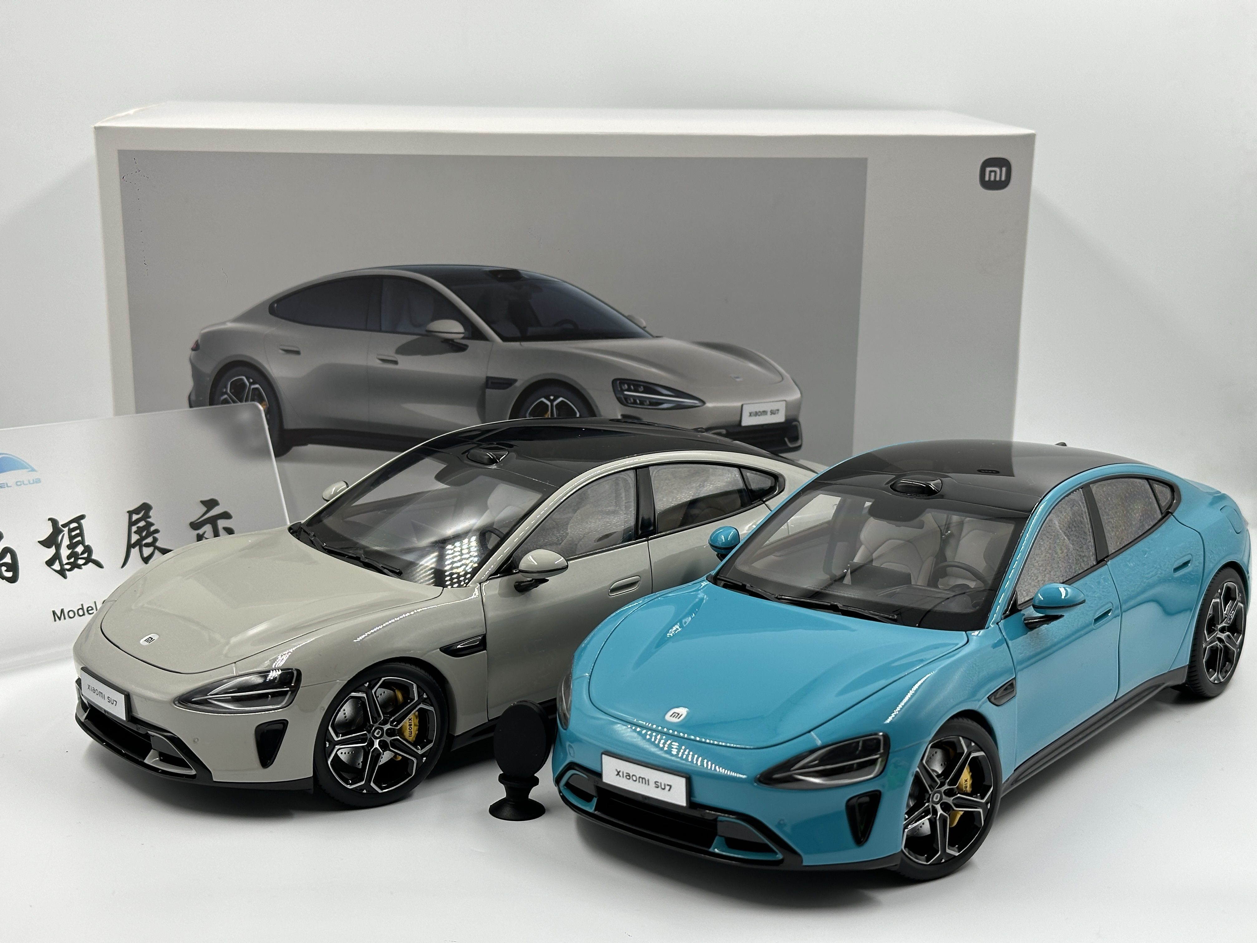 小米SU7车模1:18合金车模小米速七车模