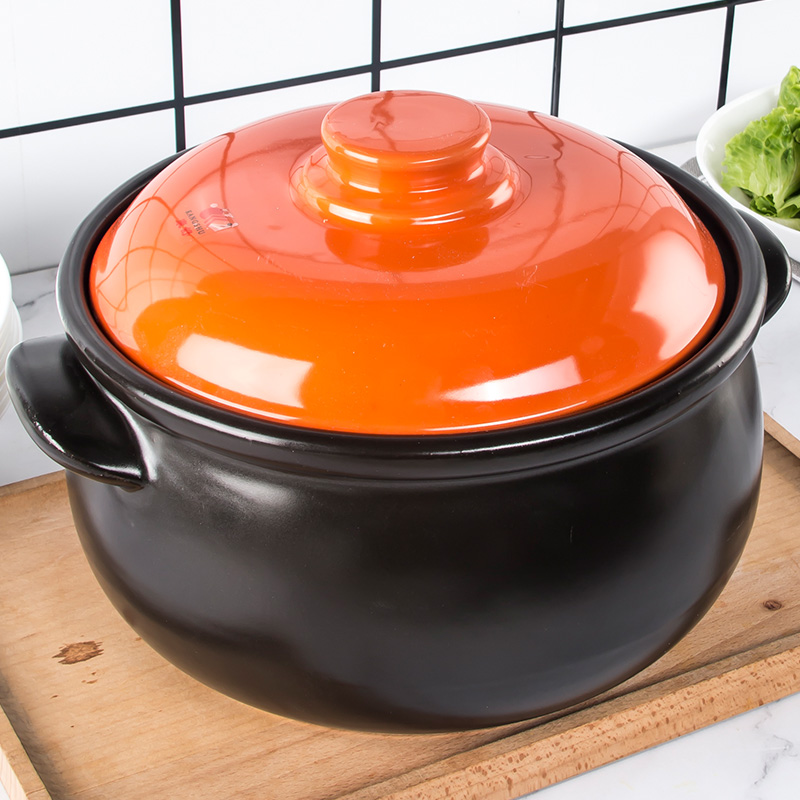 康舒胖胖锅陶瓷砂锅煮粥煲汤炖菜焖煲大容量明火耐高温不开裂沙锅