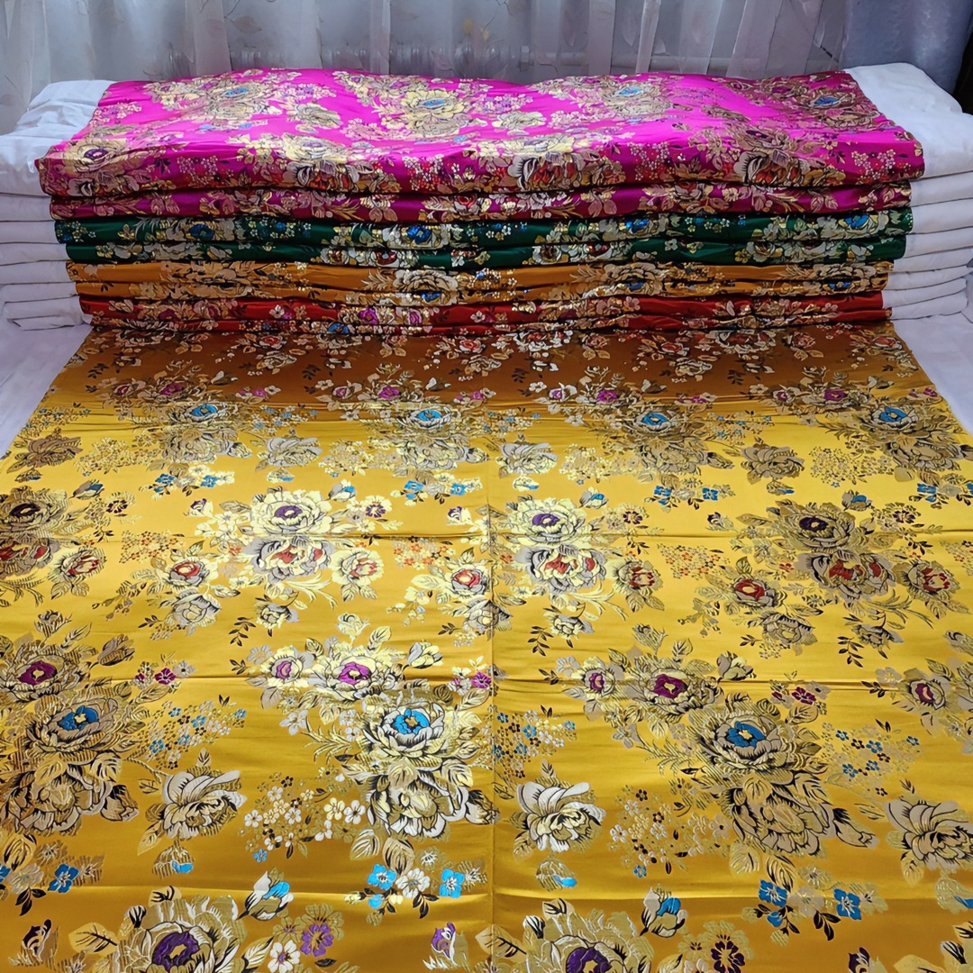 纯手工制作通用婚庆被新疆棉花被（大金花）