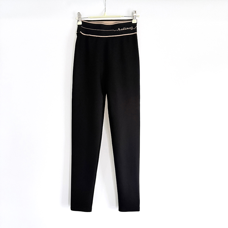 RY/绕忆13C1202新款打底裤束脚裤休闲裤修身显瘦长裤加绒加厚