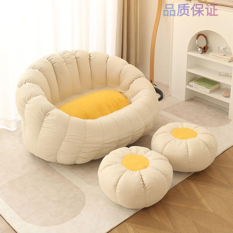 A1懒人沙发豆袋单人家用卧室人类狗窝网红阳台折叠休闲躺椅榻榻米