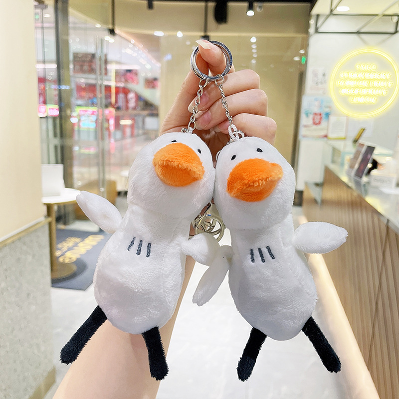 网红小鸭子毛绒挂件娃娃公仔新中式兔年玩偶钥匙扣可爱毛绒玩具