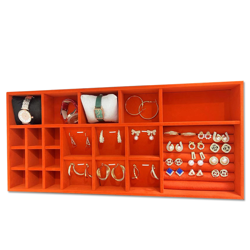 多功能创意首饰收纳盒置物架家用（实木款梳妆台抽屉定制收纳盒）