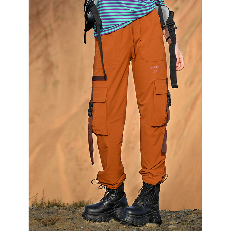 北京森林户外原创机能风梭织多袋休闲速干透气情侣工装登山裤男女