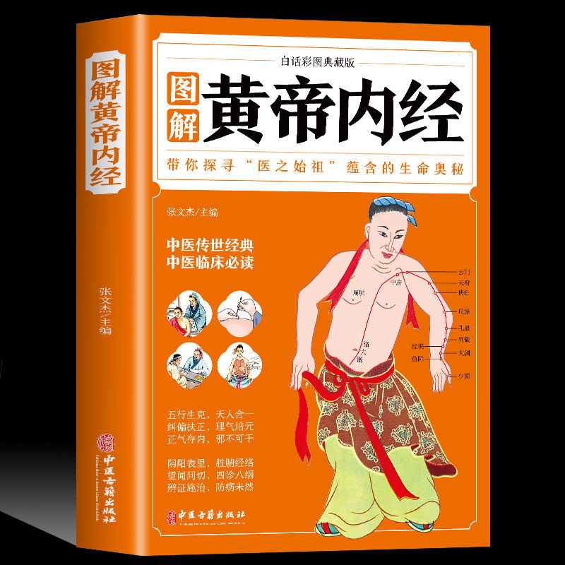 图解黄帝内经正版白话彩图典藏版中医药学国学典藏彩色图鉴中医书