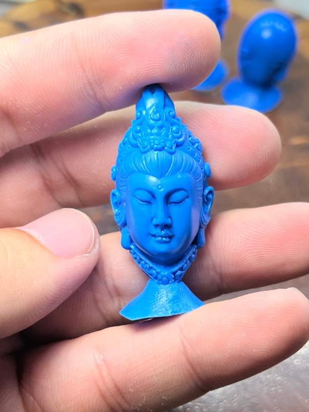 树脂观音参考模型小摆件