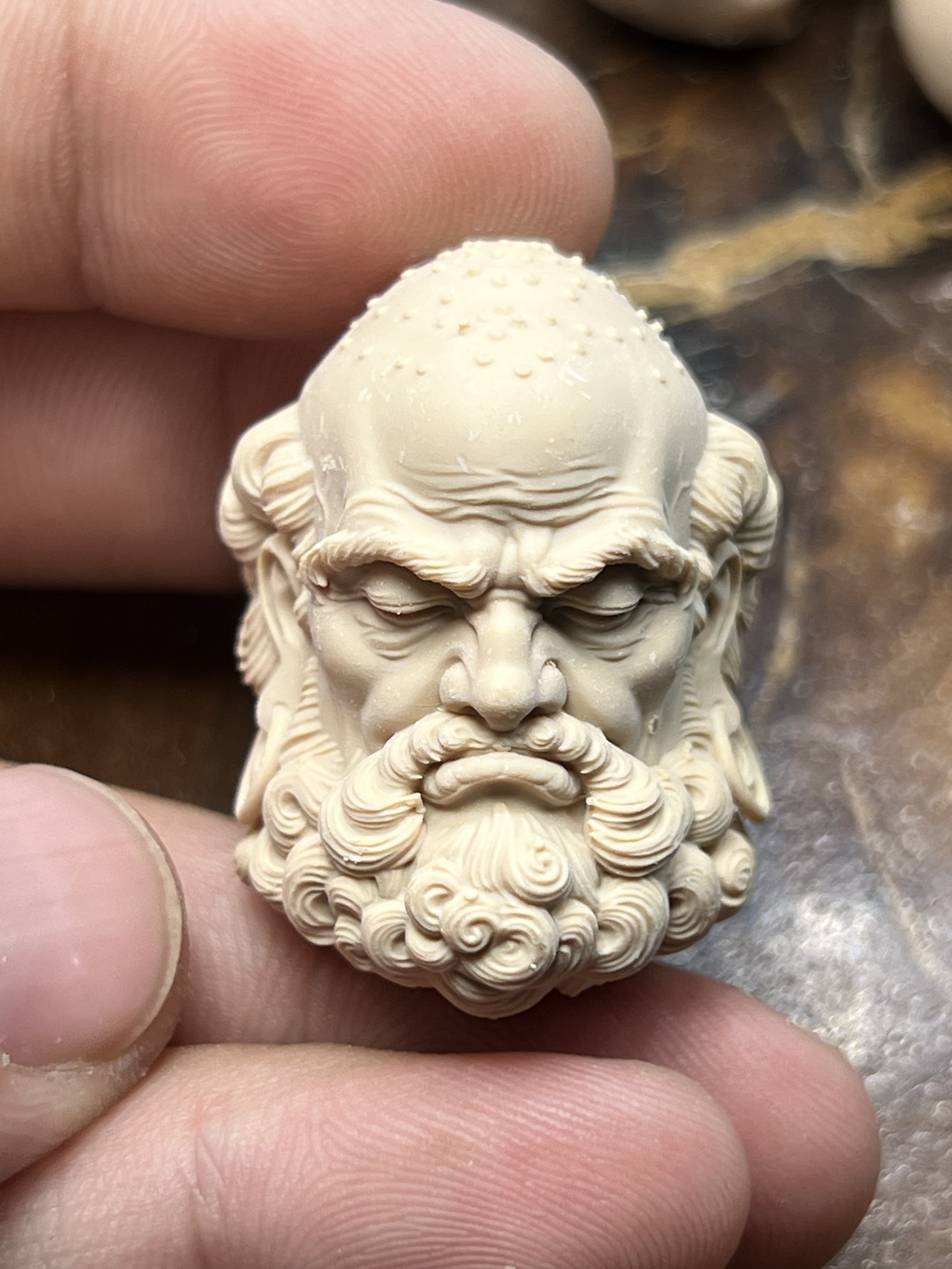 达摩参考模型手办3D参考模型，自学雕刻好帮手