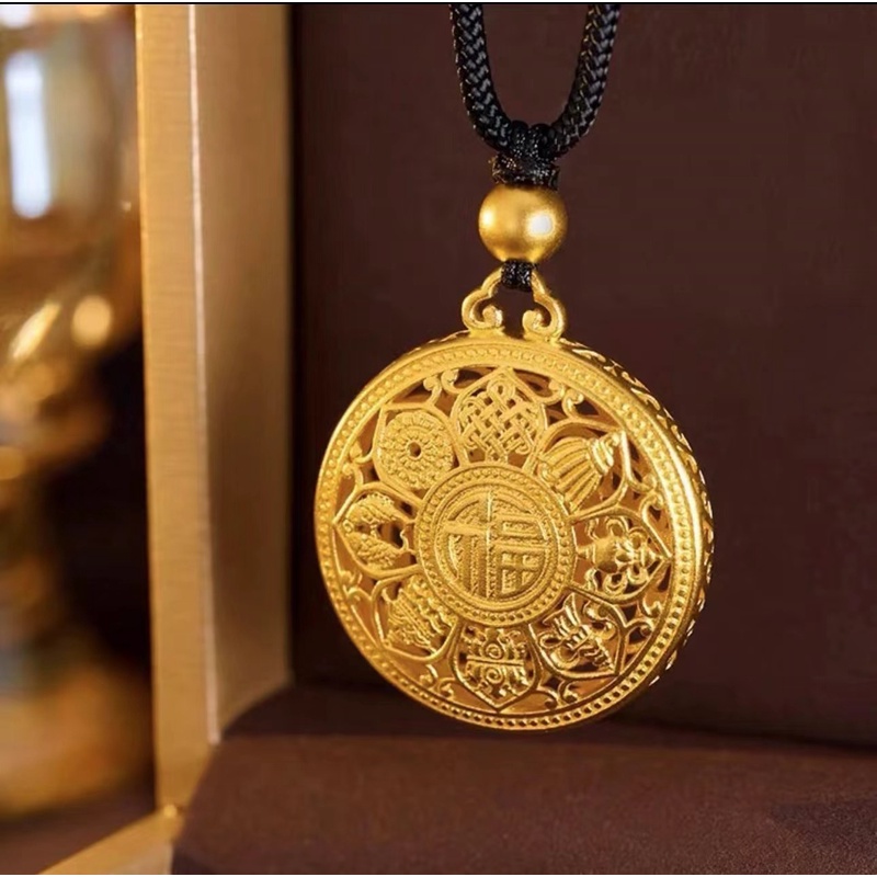 合金吊坠 铺铺家 同款五福如意八宝罗盘宝符吊坠 复古男女同款