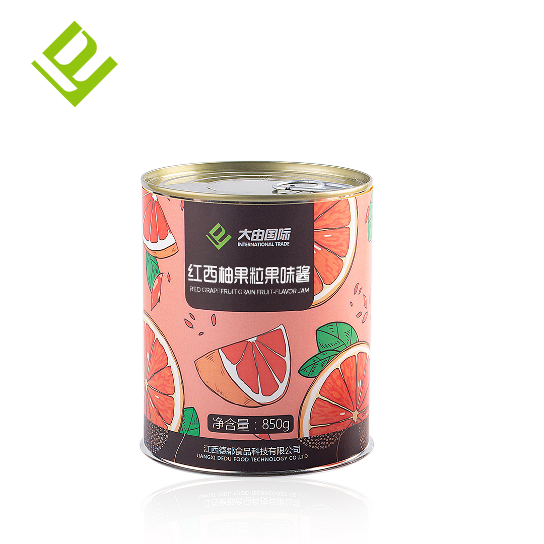 大由国际红西柚果粒850g西柚颗粒果酱果肉粒红柚罐头杨枝甘露原料