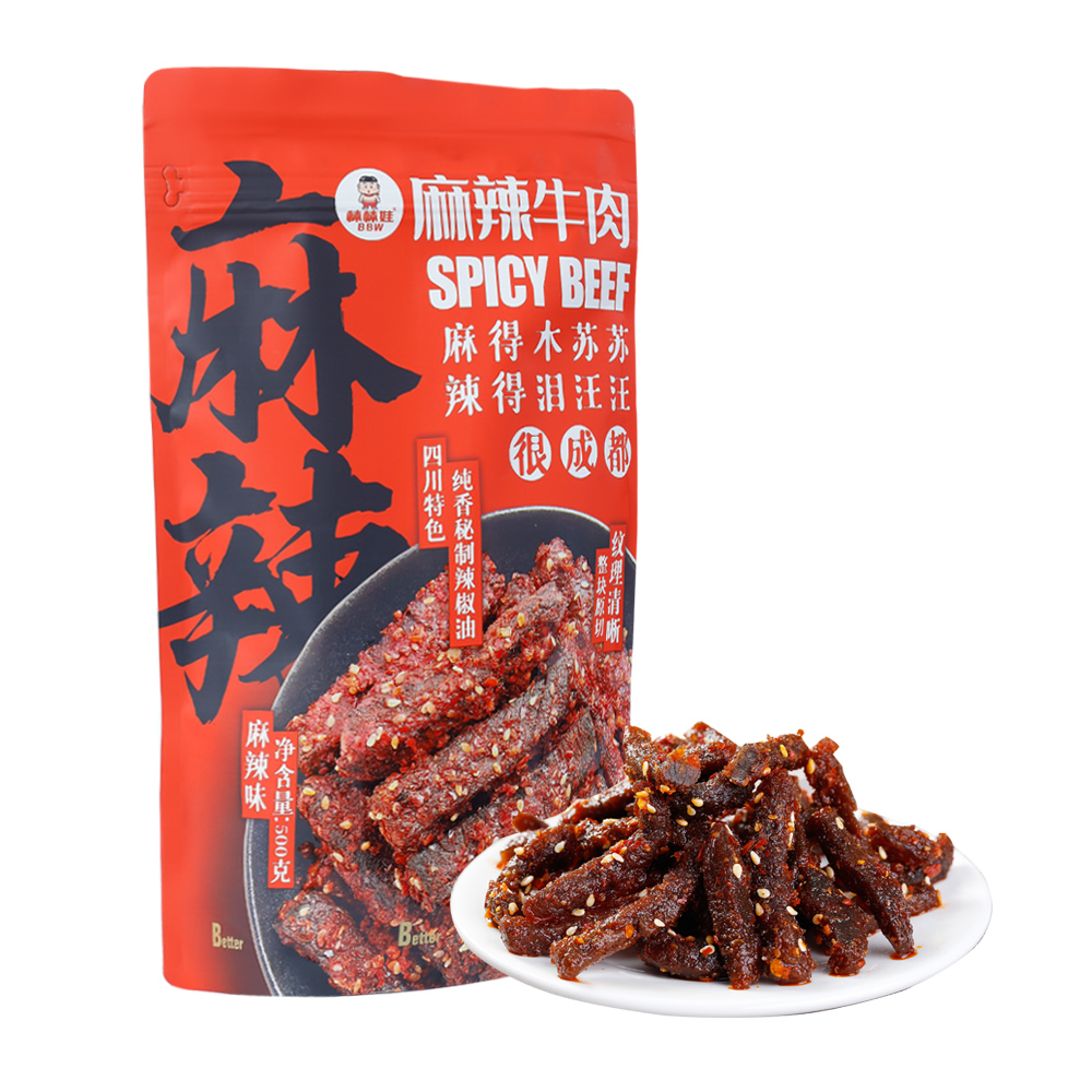 棒棒娃 麻辣牛肉(麻辣味) 500g