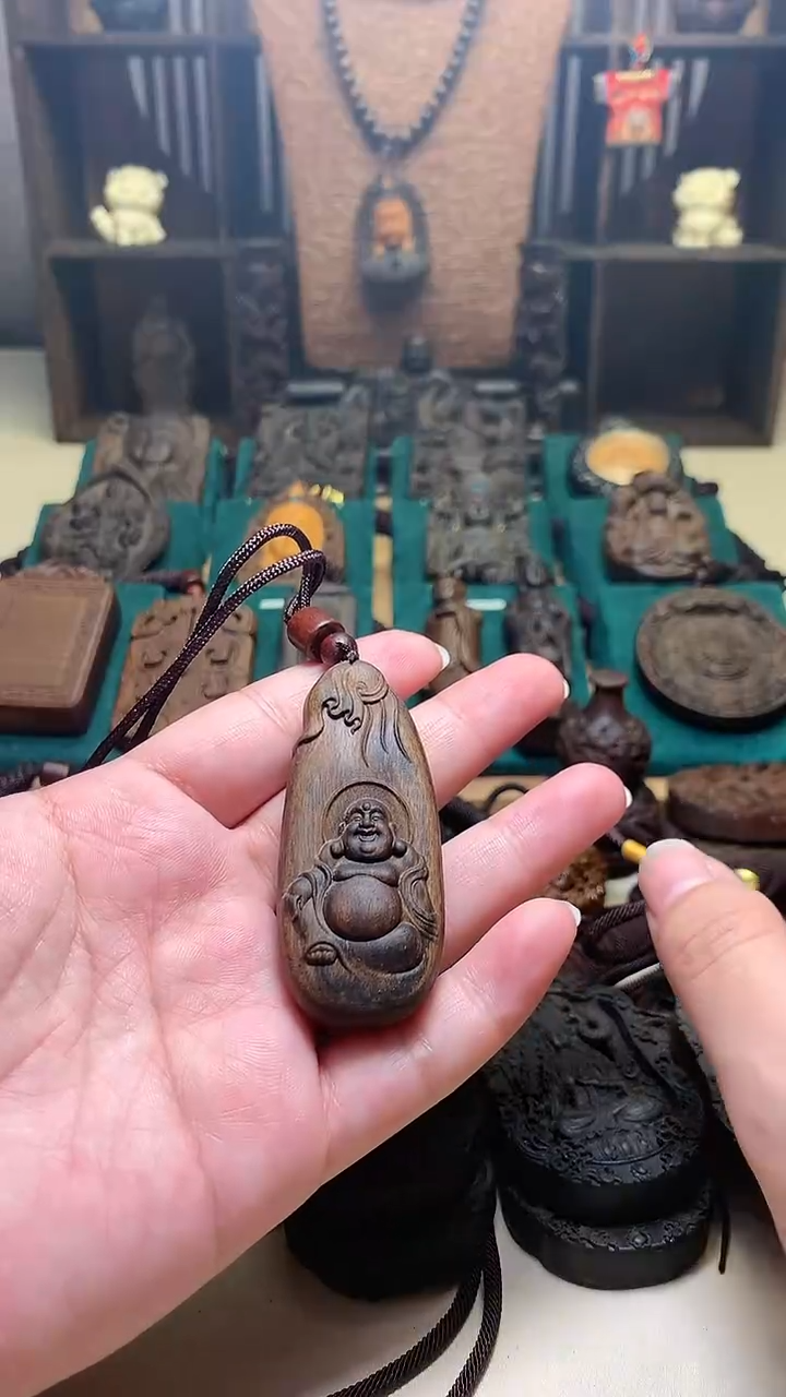 【闪购商品】香木弥勒佛