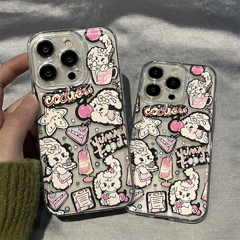 甜心兔子iPhone15/14/13苹果11/12Promax手机壳xs全包7/8p软壳xr 