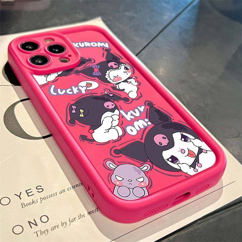 调皮库洛米iPhone15promax阶梯手机壳苹果14/13/12/11全包xr软套7