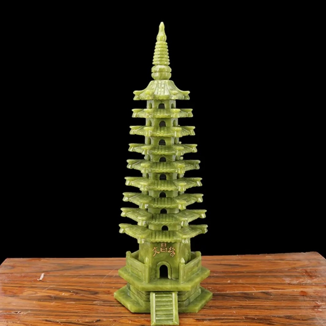 卧室书桌学生三层雕刻书房文昌塔铁塔