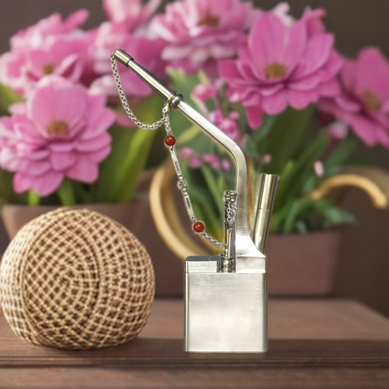 白铜正版苏工赛银纯手工复古(平安无事)酒店雕刻创意高档摆件方壶