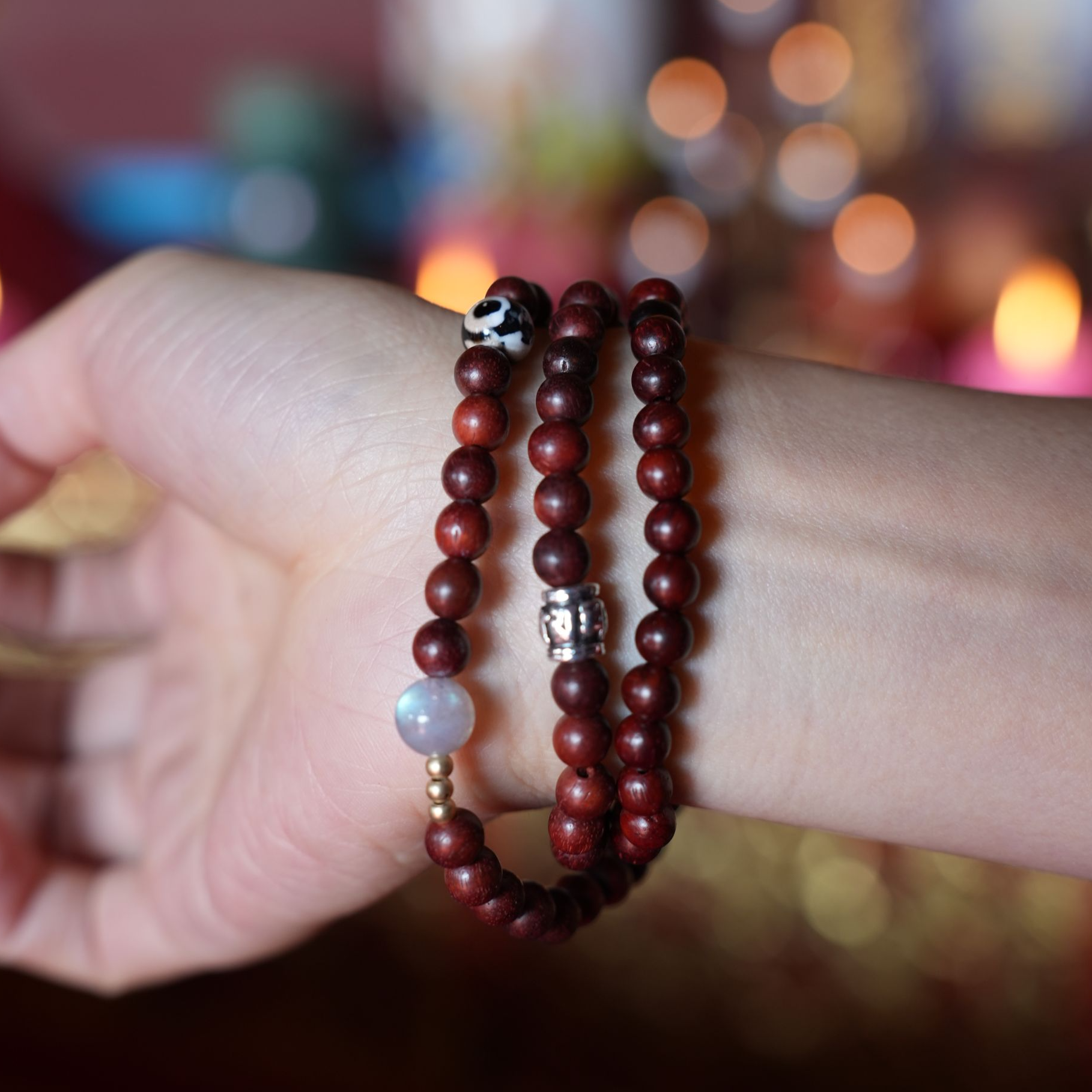 偏财旺盛复古木艺天然小叶紫檀高功赋能