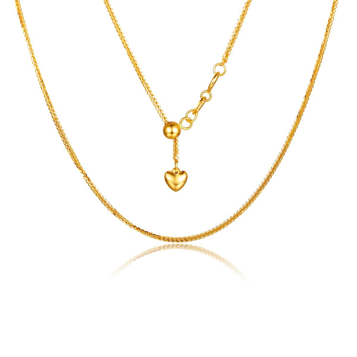 18K金 可调节 肖邦链HNZ11465