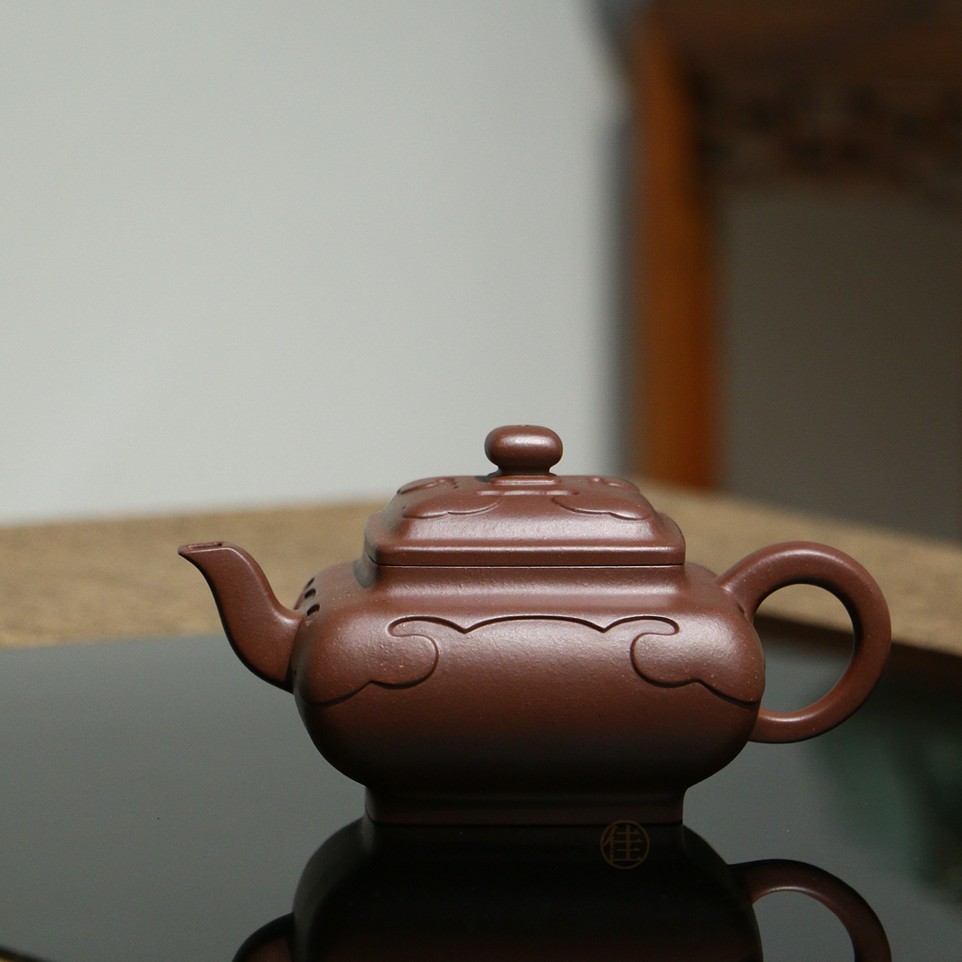 吃茶乐土-全手工 帝乡仙驭 原矿底槽清 280毫升 宜兴紫砂壶