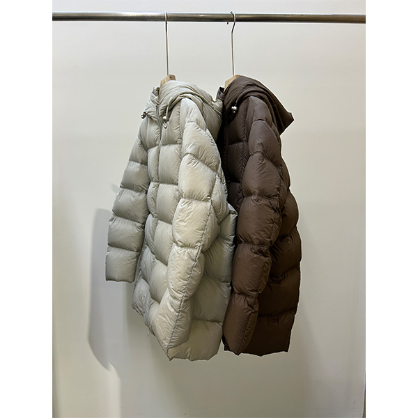 戎柠【RONGNING】超柔蝉翼纺保暖羽绒服女石墨烯发热连帽中长款外套