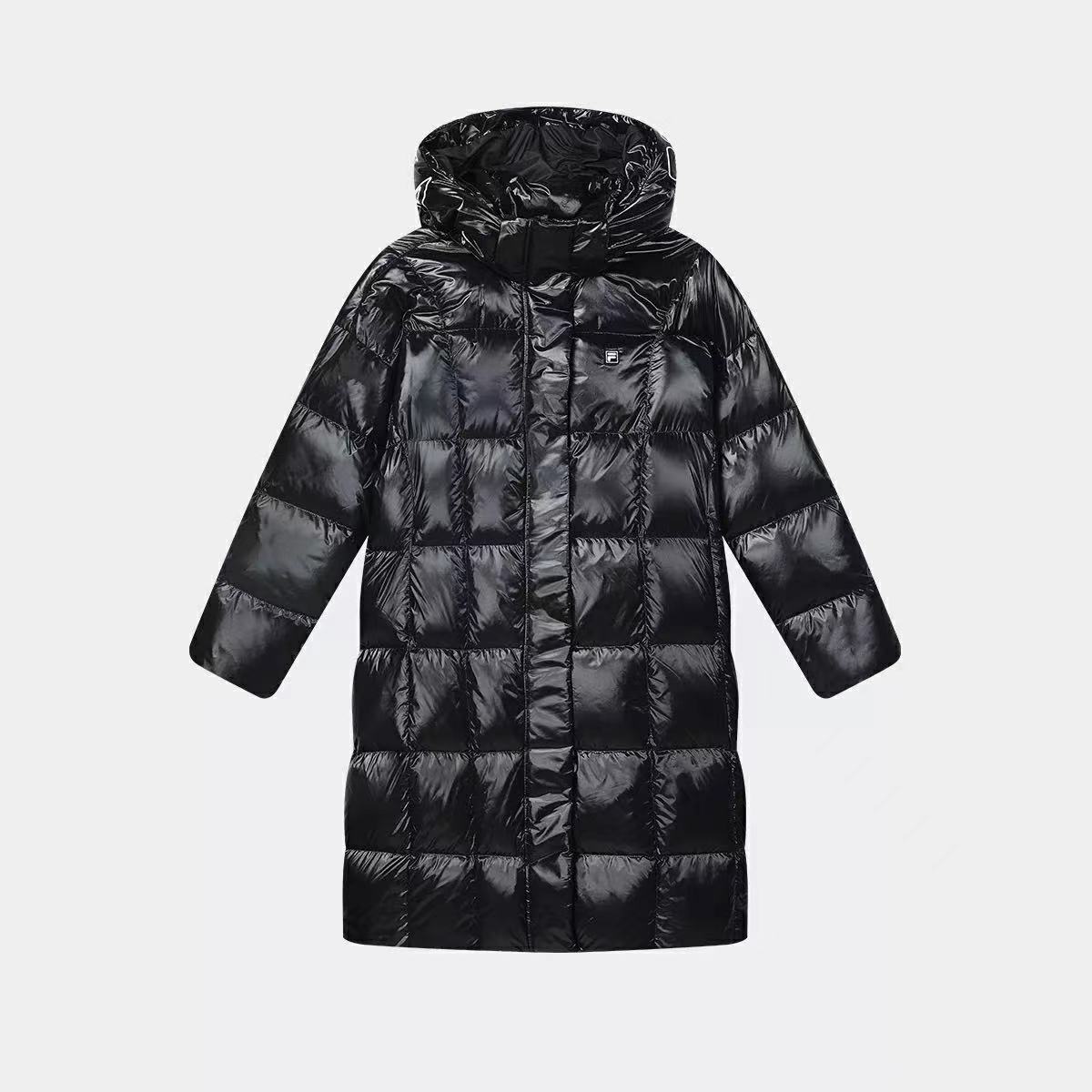 Fila/斐乐女士Emerald羽绒服冬季气质女加厚连帽长款 F11W344924