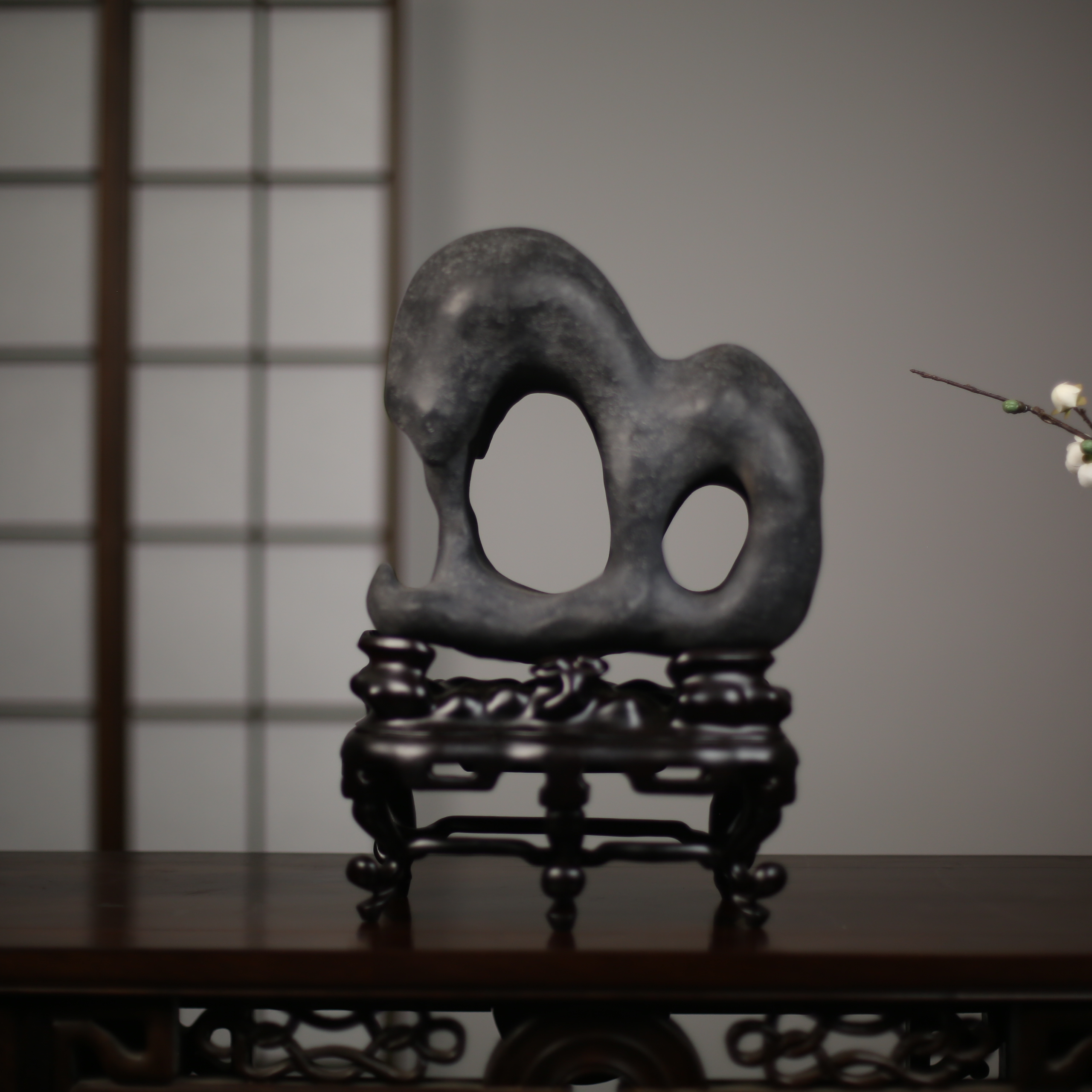 太湖石老藏《洞韵天岫》41X26