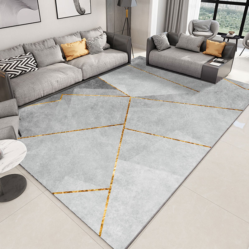 北欧客厅高级地毯茶几毯卧室免洗地垫家用沙发床边房间全铺大面积