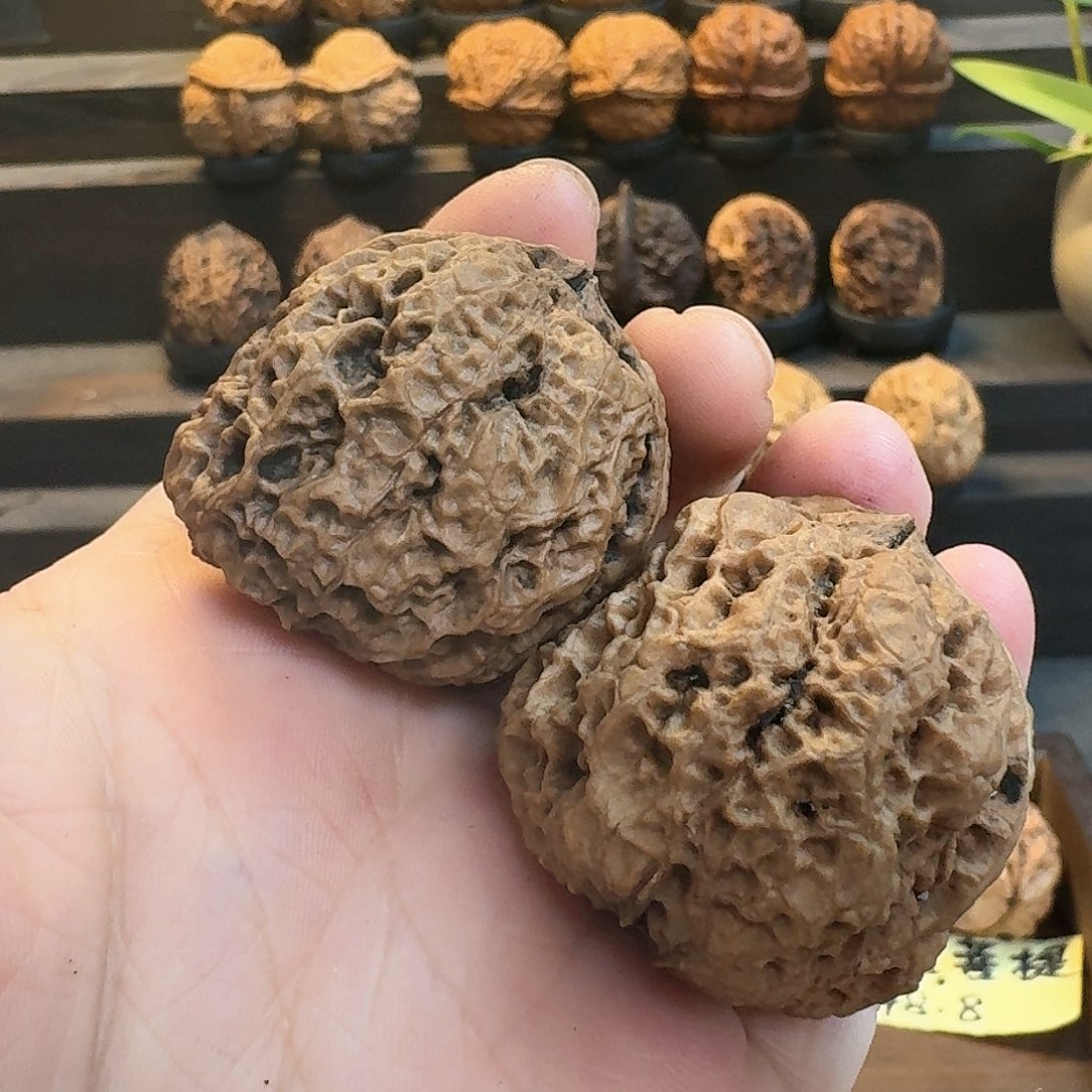 文玩核桃吊坠15骷髅舍利39