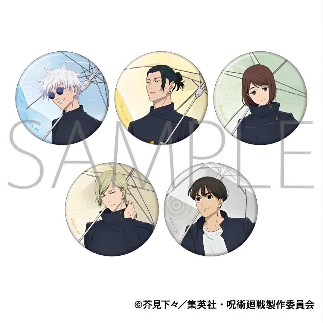 咒术回战 怀玉玉折雨之日 雨伞吧唧徽章透卡立牌动漫盲盒