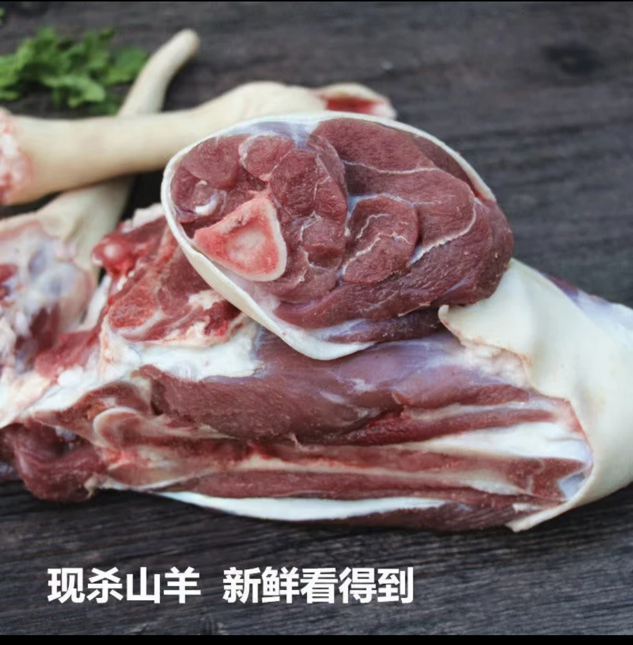 新鲜白山羊肉 红烧专用 味美价廉 2500g