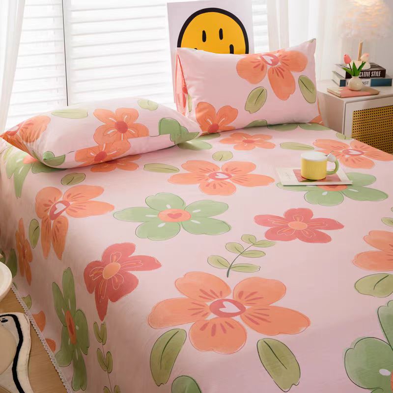 老粗布凉席三件套加大双人