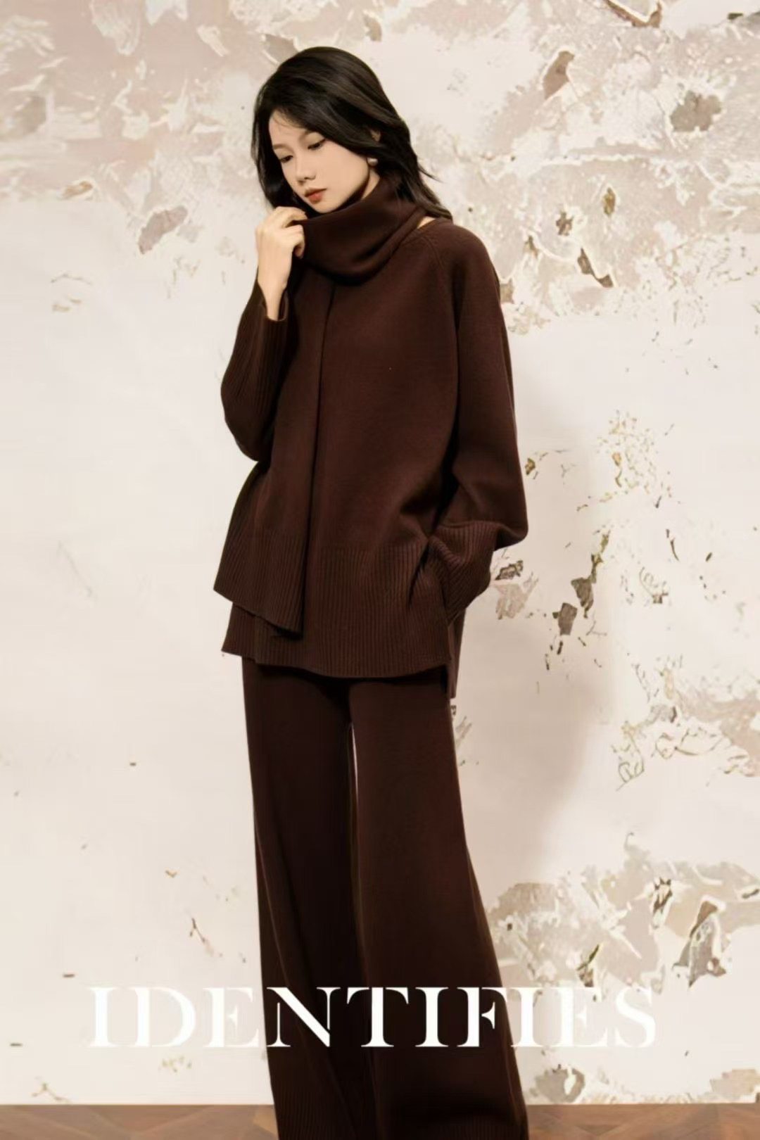 易缔媤慵懒针织衫D73465WP058