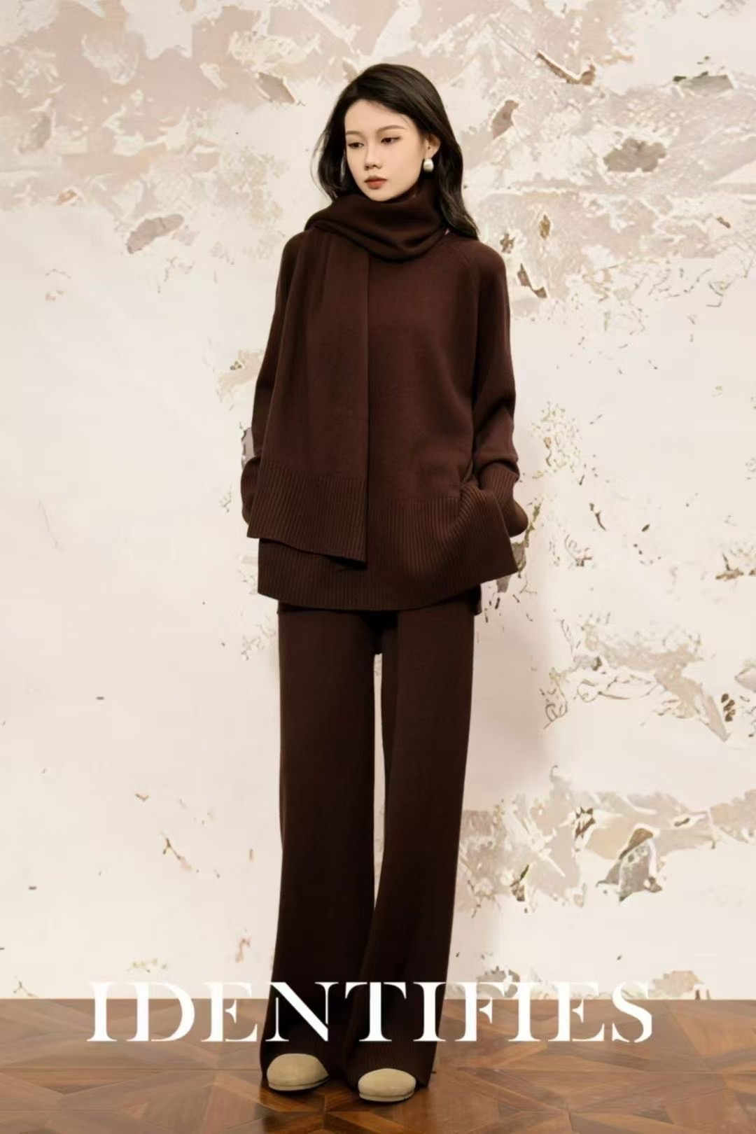 易缔媤慵懒针织休闲裤D73466WP058