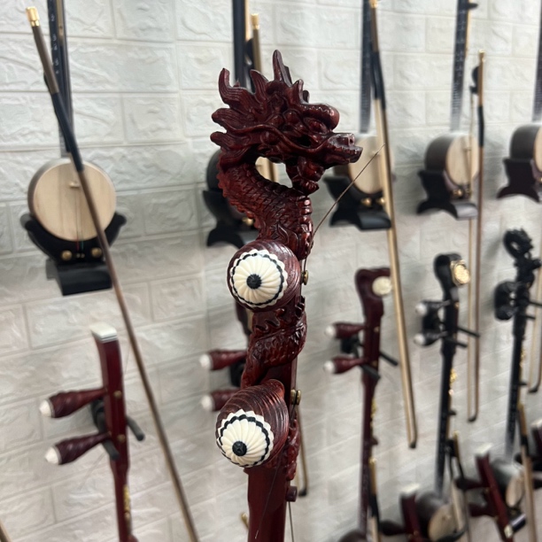 豫剧板胡红花梨大盘龙原木原色顺丰全套包邮损坏包赔