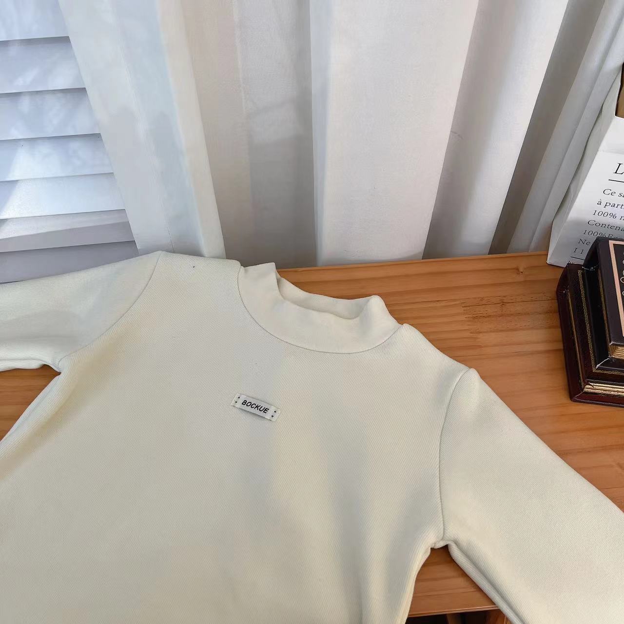 2023秋冬新款儿童105打底卫衣加绒加厚