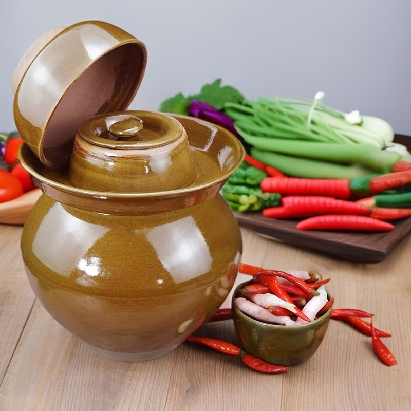 泡菜坛子家用四川泡菜坛子土陶老式咸菜缸陶瓷腌菜罐瓦罐酸菜坛子