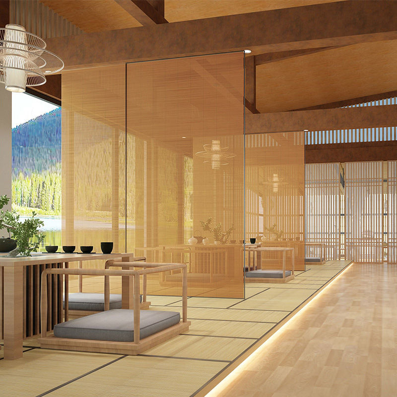 禅意复古中式手工竹帘窗帘卷帘家用阳台遮阳帘民宿竹帘子茶室窗帘
