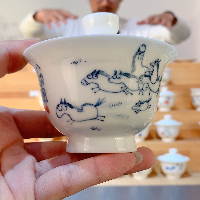 【闪购商品】陶瓷陶瓷盖碗