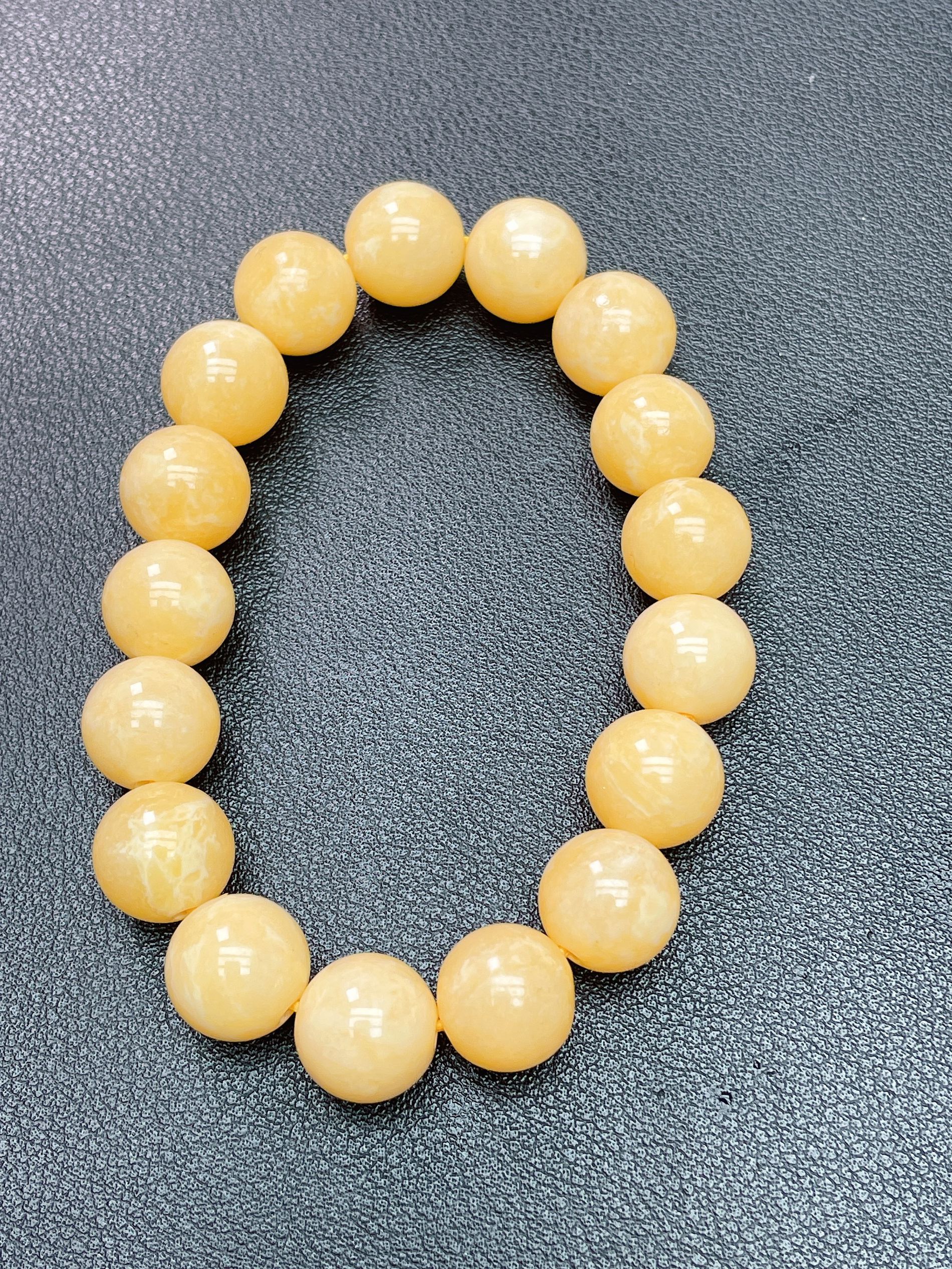  龙香香12mm圆珠DIY手链Q725