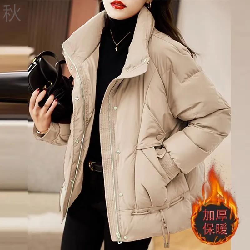 冬季高端短款羽绒服女冬季2023秋冬新款小个子加厚保暖显瘦