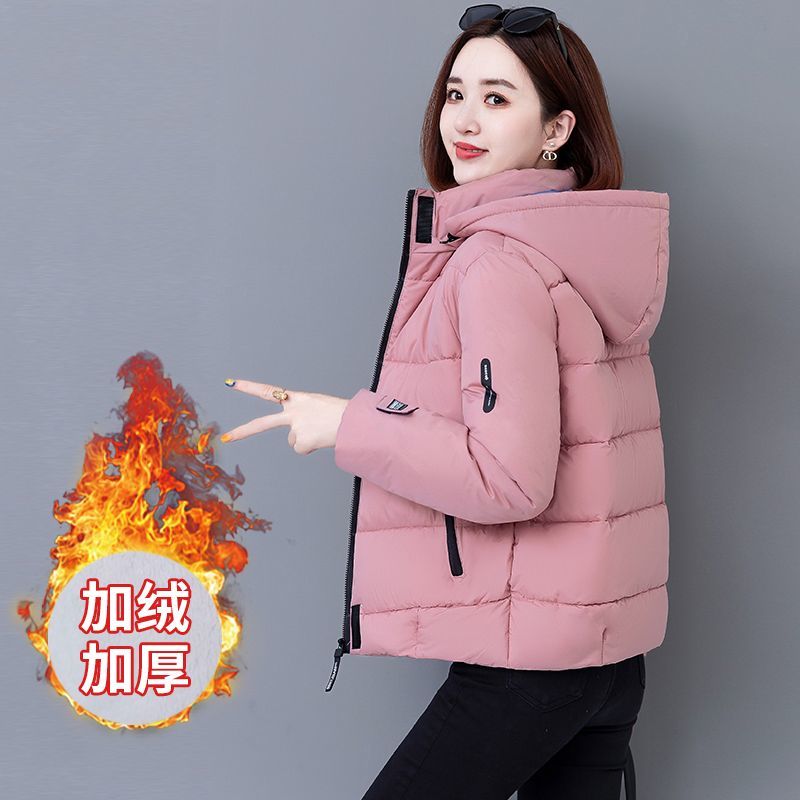 波司登羽绒羽绒服女短款冬季2023新款棉衣加绒加厚宽松小个子棉袄