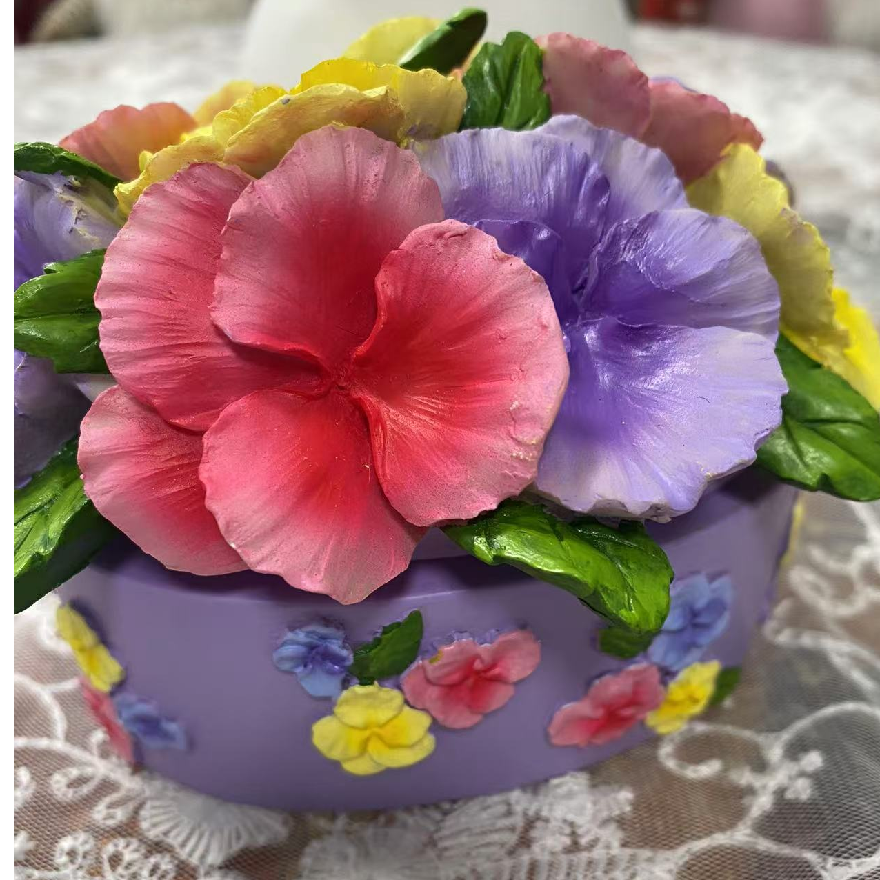  首饰盒，收纳家居摆件桌面摆件树脂工艺品