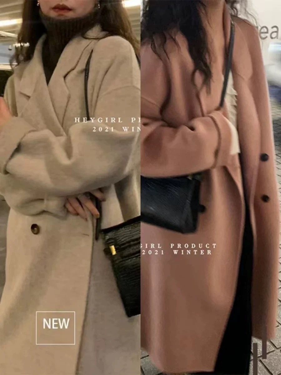 【时尚百搭手工缝制双面羊毛大衣】 【编号201-300】