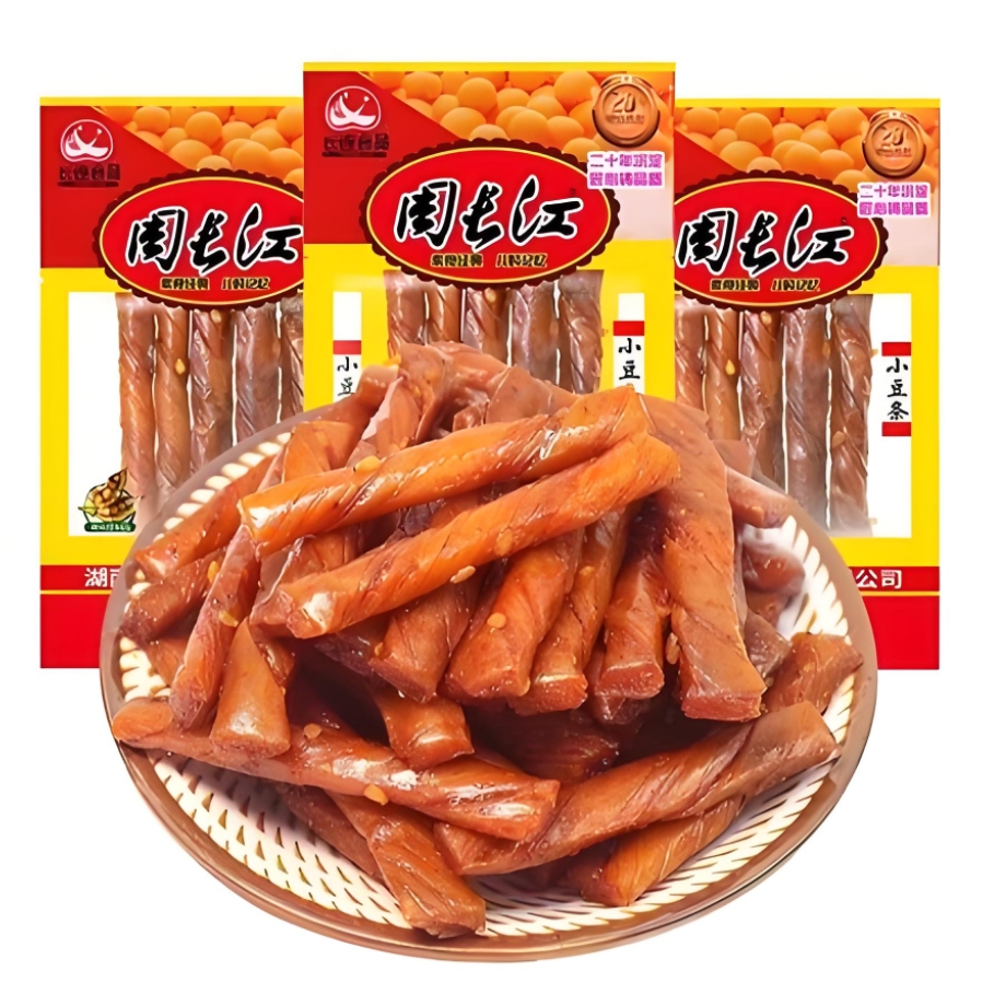 周长江小豆条90后儿时怀旧经典面筋牛筋辣条小包装休闲零食品小吃