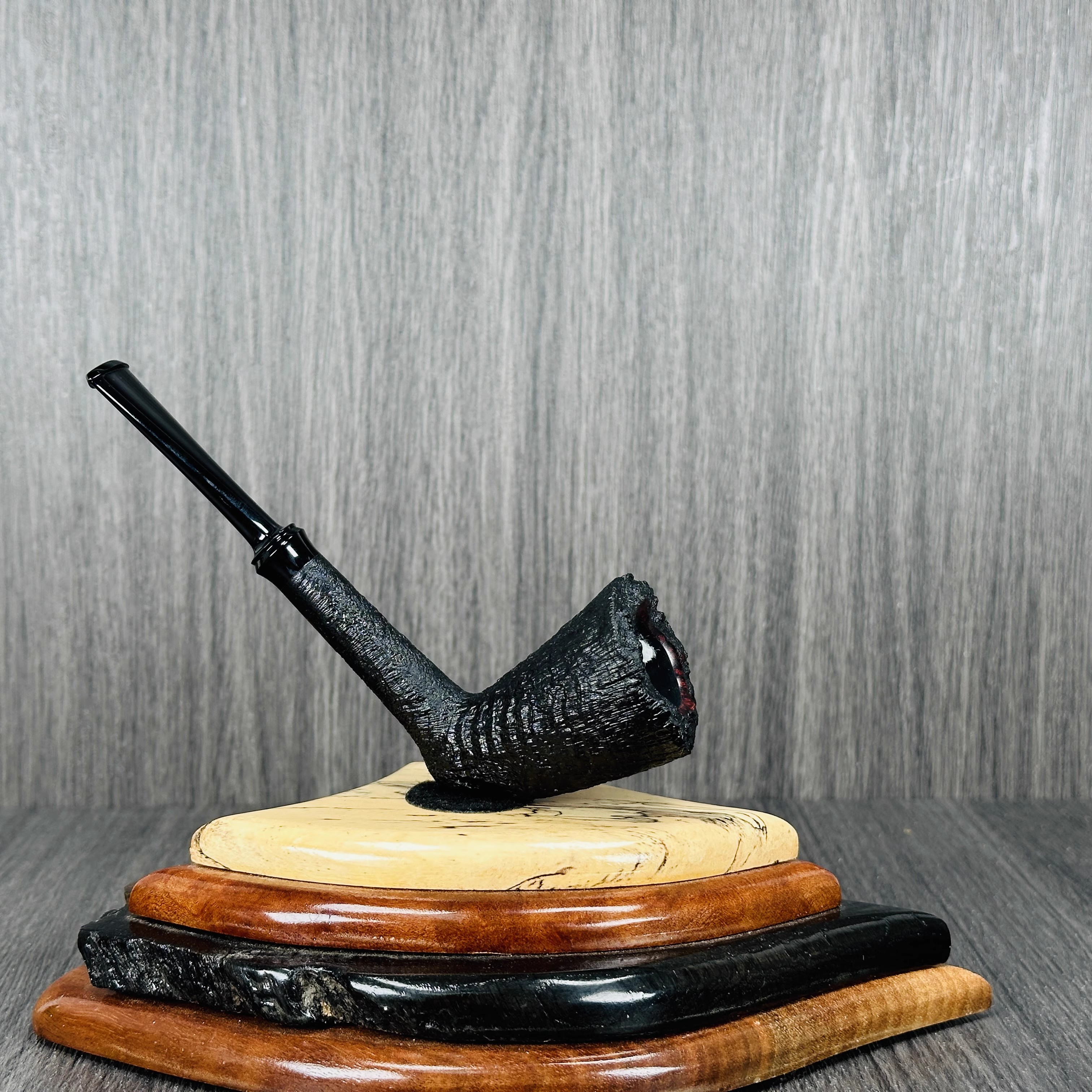 美国Abe Herbaugh亚伯赫堡手工烟斗石楠木埃及艳后L草神器