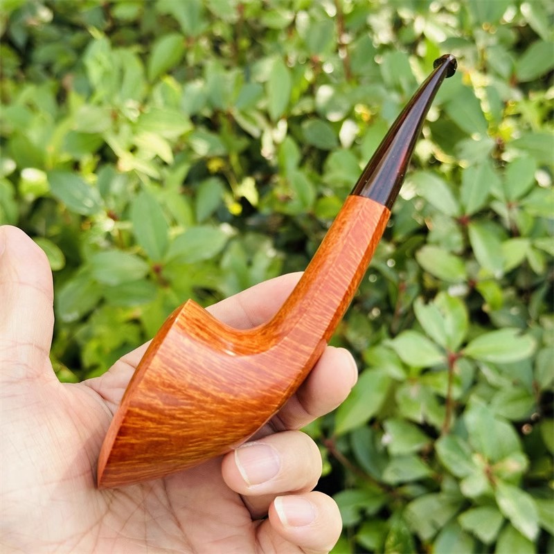 意大利Davide Iafisco 雅法石楠木手工烟斗泰迪高徒原木色都柏林