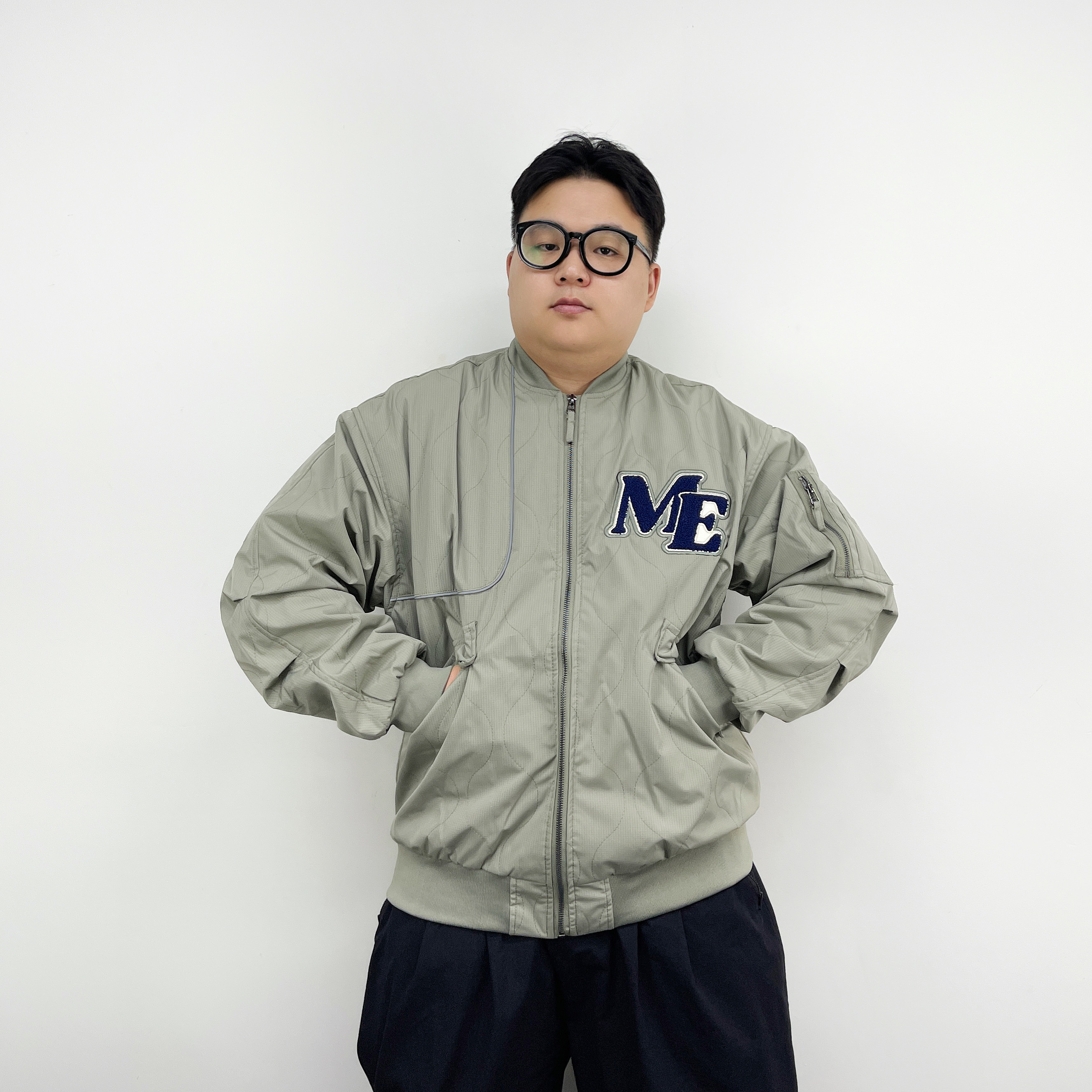 大仙仙儿2024秋季新款男士休闲宽松大码夹克印花棒球服长袖外套潮