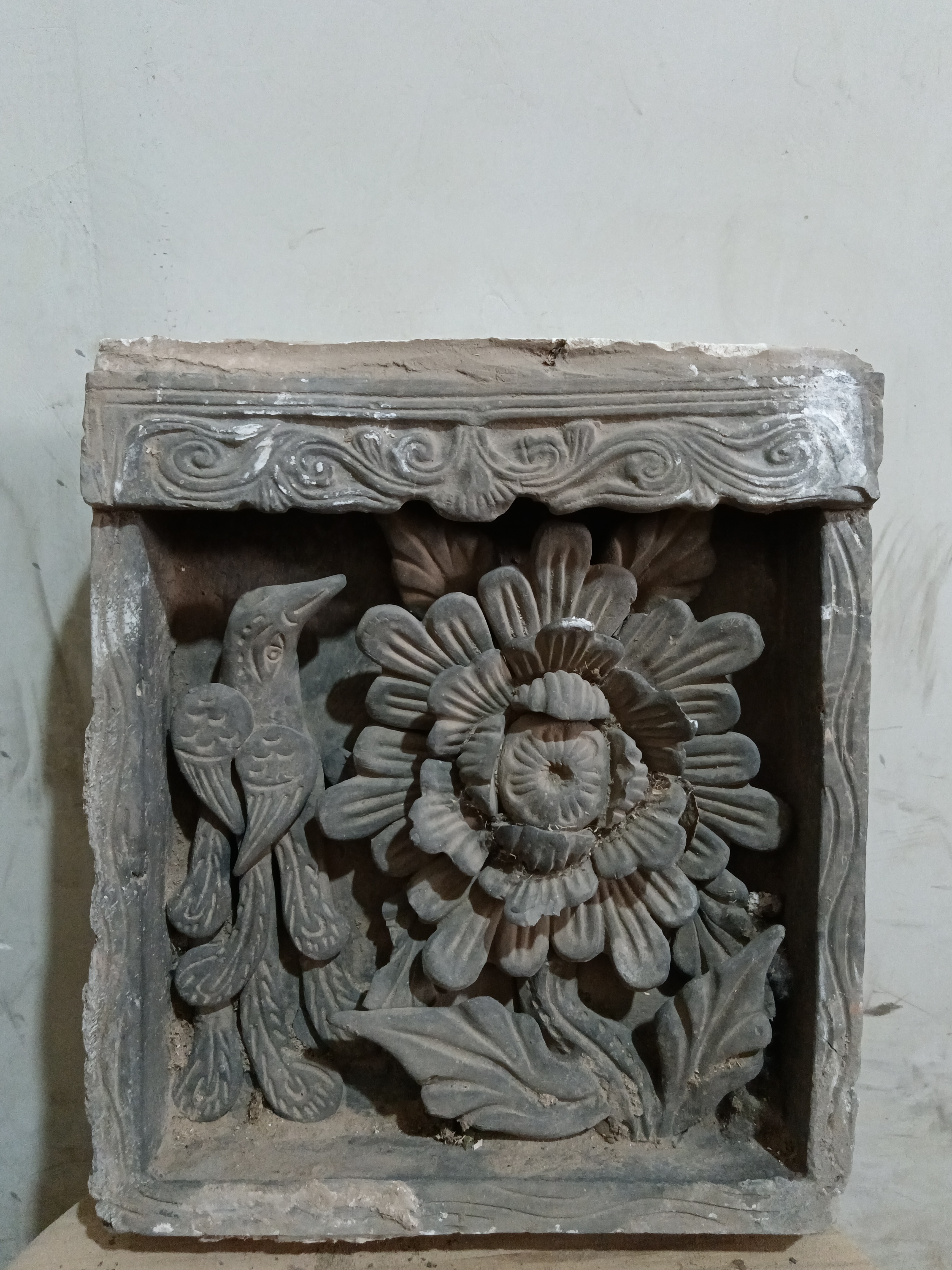 民宿老物件青砖雕