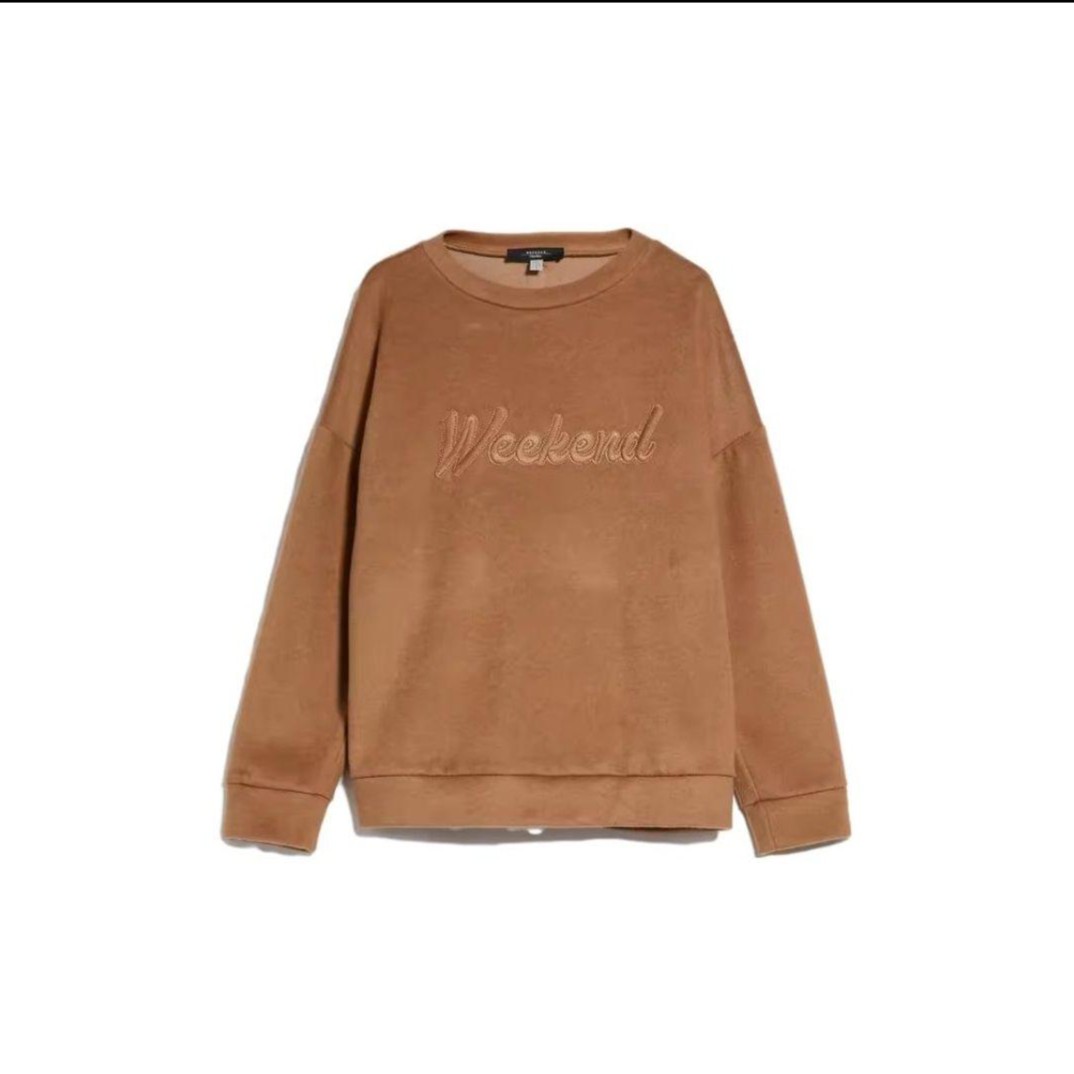 全新未使用  小花易颗 MaxMara 卫衣驼色 P243654884